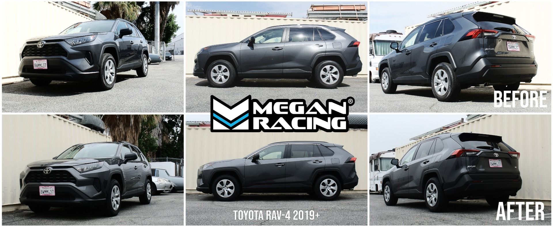 Megan Racing Lowering Springs for Toyota RAV4 2019 and Newer Hybrid Prime