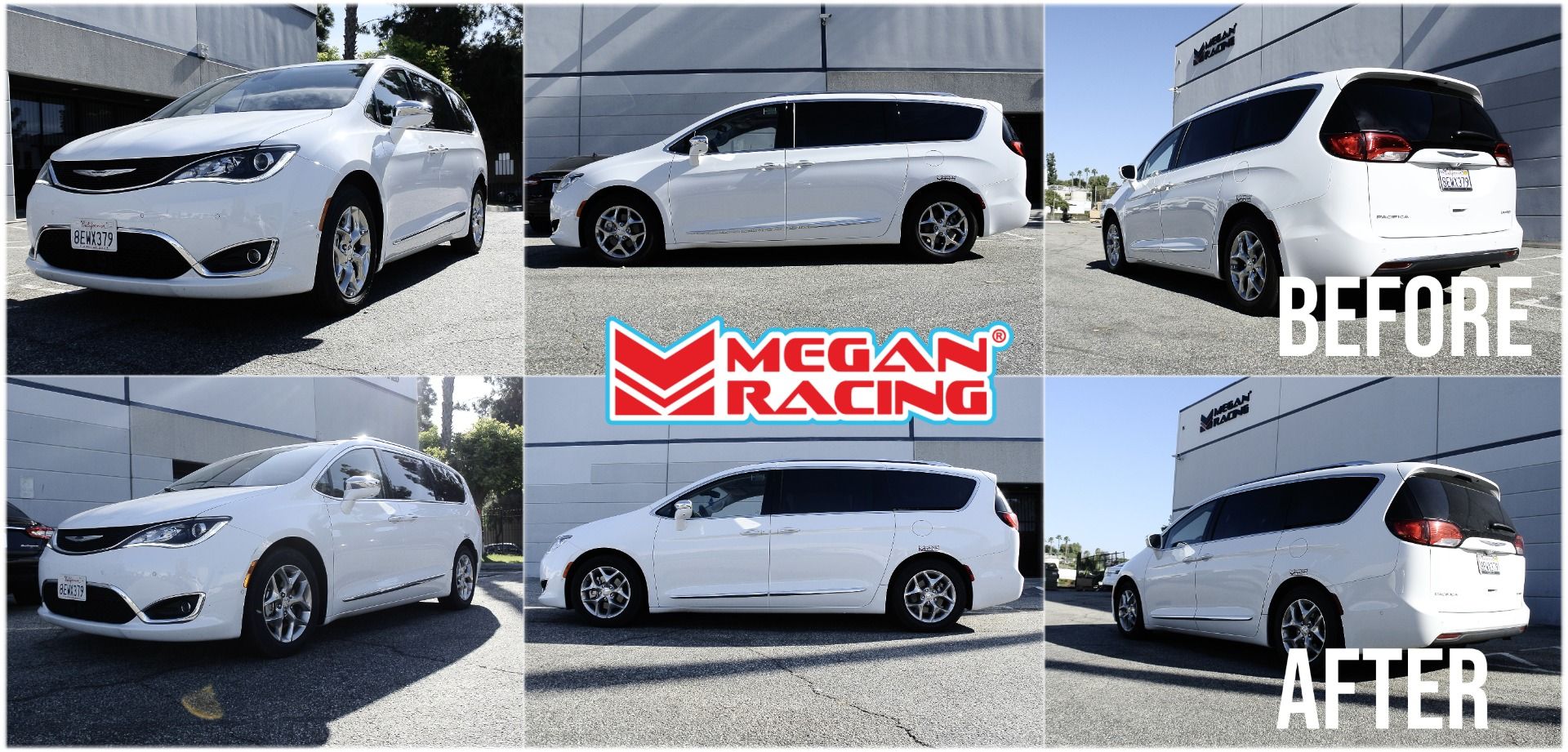 Megan Racing Lowering Springs for Chrysler Pacifica 2017 and Newer FWD