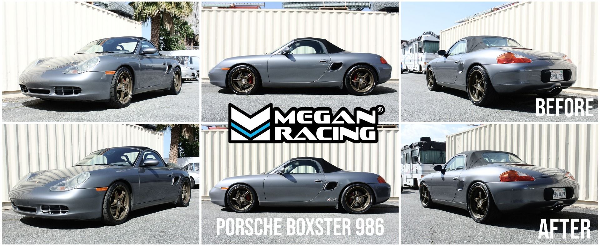 Megan Racing Lowering Springs for Porsche Boxster 986 1997-2004