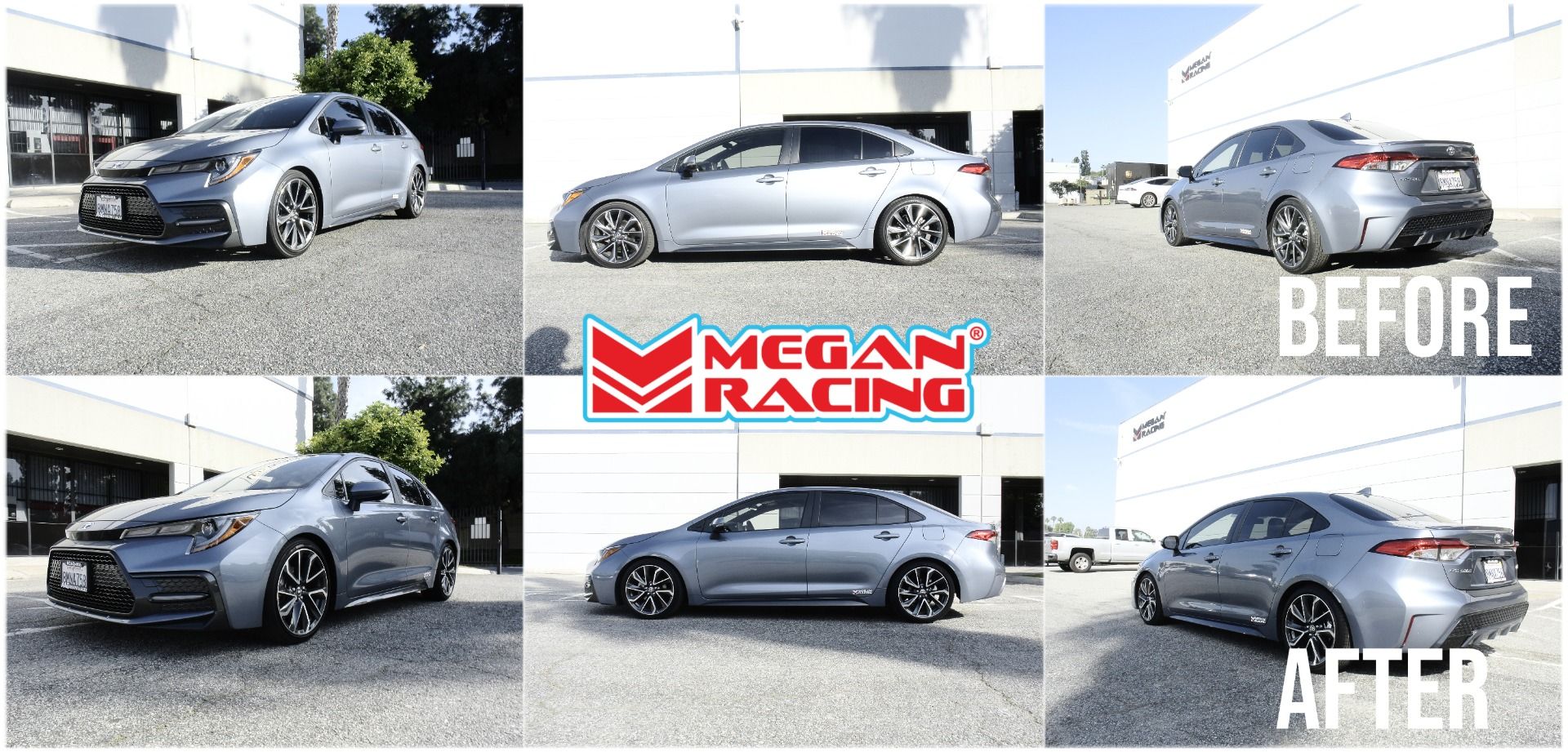 Megan Racing EZII Series Coilovers for 2020 and newer Toyota Corolla Sedan