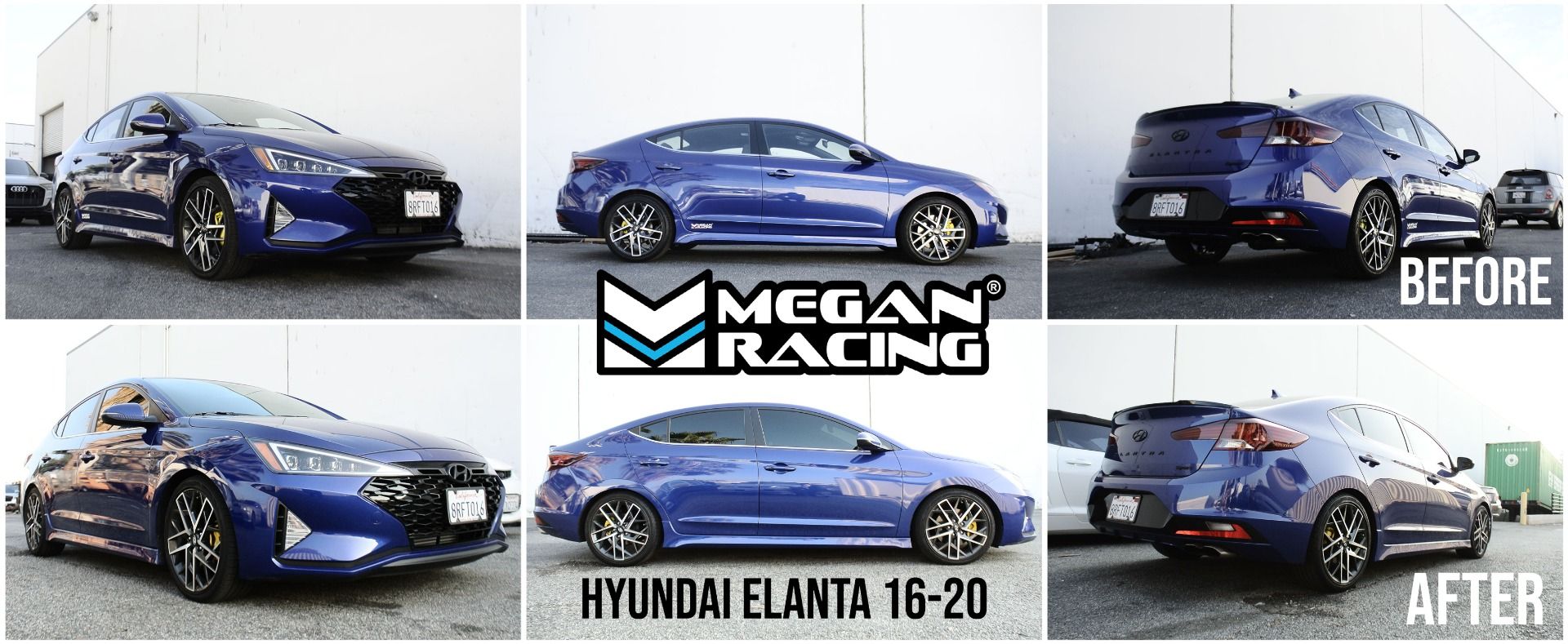 Megan Racing Lowering Springs for Hyundai Elantra 2017-2020 Multi-Link Rear AD Chassis