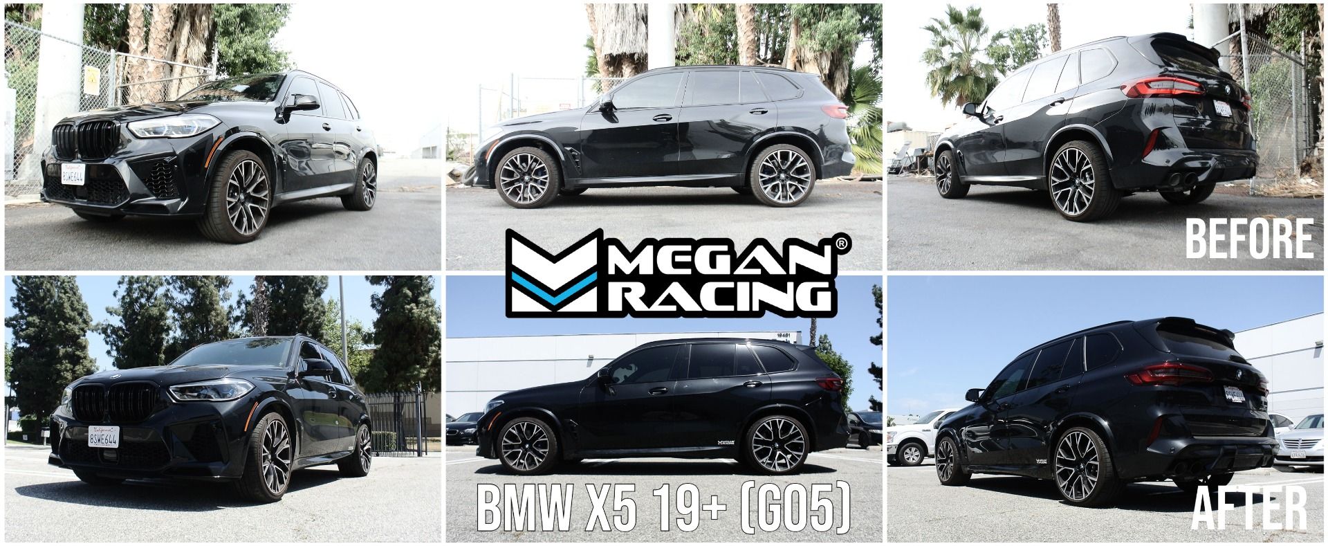 Megan Racing Euro Series Coilover for BMW X5M 2019+, BMW X6M 2019+, BMW X5 G05 2019+, BMW X6 G06 2019+ RWD AWD 6 8CYL EXC Self-Leveling