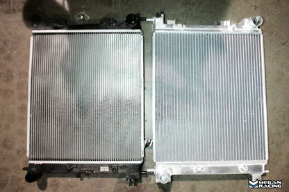 Megan Racing Radiator for 2012 to 2018 Hyundai Veloster 1.6 Turbo Manual, All Aluminum, 40mm Heat Exchanger MR-RT-HYV11T