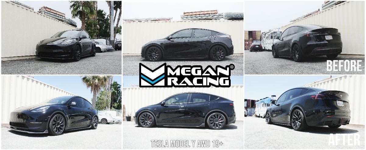 Megan Racing Lowering Springs for Tesla Model Y 2019 and Newer AWD