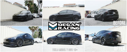 Megan Racing Lowering Springs for Tesla Model Y 2019+ 30mm Front Drop, 24mm Rear Drop MR-LS-TSLY19X