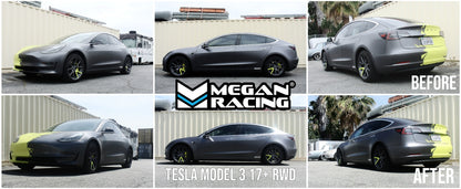 Megan Racing Lowering Springs RWD for Tesla Model 3 2017+ Front Drop -35mm Rear Drop -21mm MR-LS-TSL17