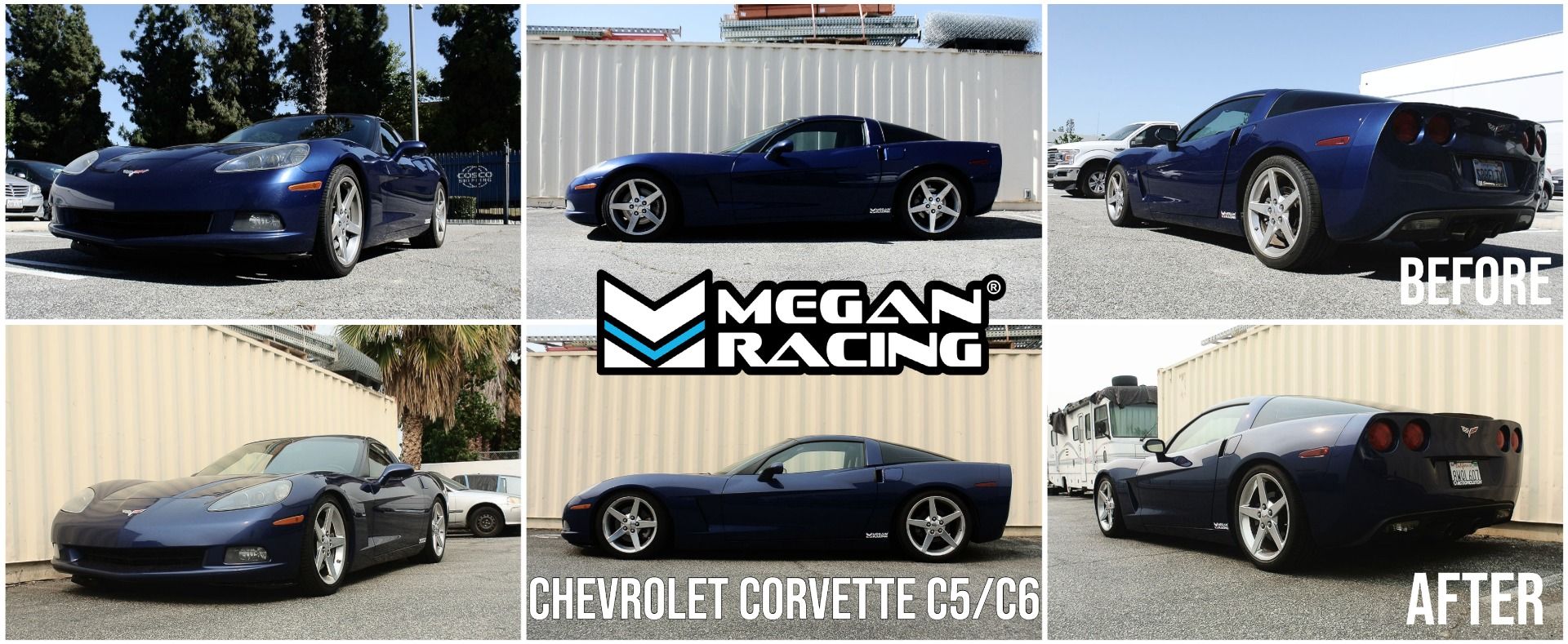 Megan Racing Track Series Coilover Kit for Chevrolet Corvette C5 C6 1997-2013