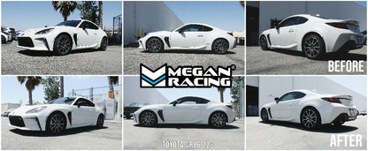 Megan Racing Lowering Springs for Toyota GR86 2022+ Front Drop 20mm Rear Drop 28mm Powder Coated Finish MR-LS-TG8622