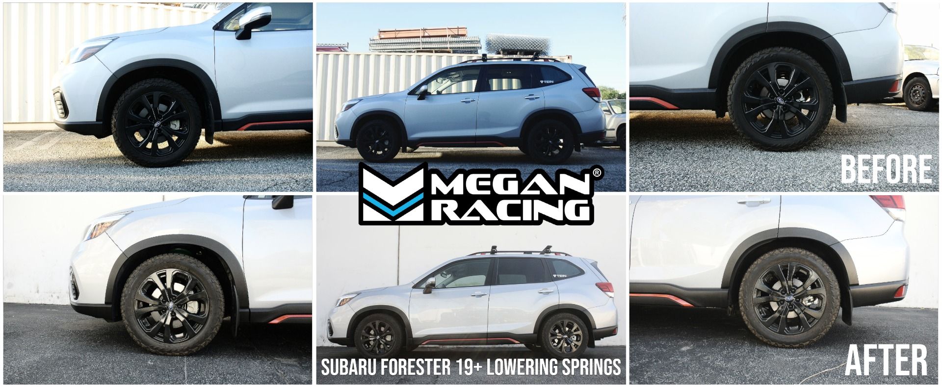 Megan Racing Lowering Springs for Subaru Forester 2019 and Newer - Wilderness Edition