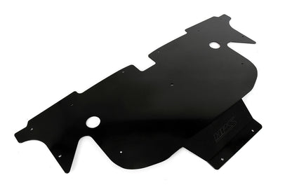 HPS Performance HPS Aluminum REAR Skid Plate Undertray Protection Shield 2020-2023 Tesla Model Y, Black SP-102