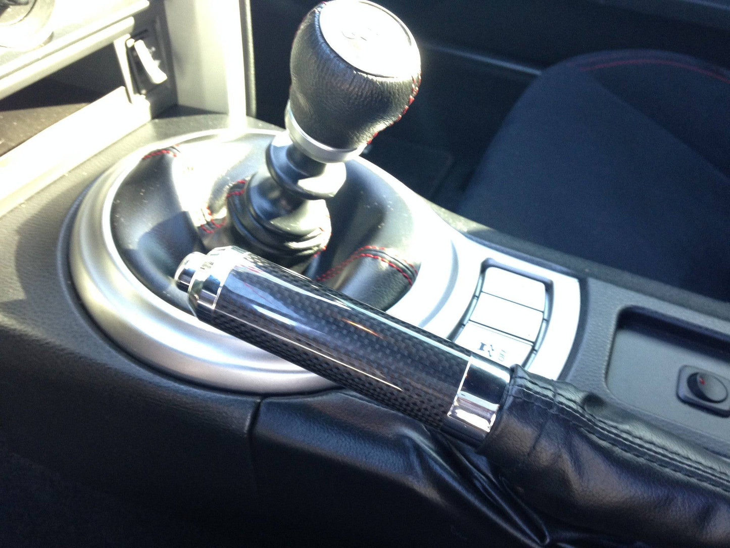 Tomioka Racing TR Racing Carbon Fiber E-Brake Handle - Silver