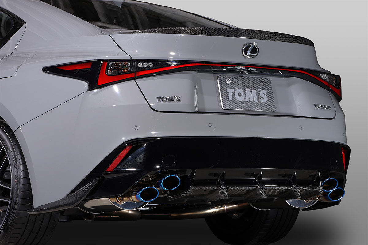 TOM'S Racing- Stainless Exhaust System (TOM'S Barrel/Titanium Color Burnt Tips) for 2022+ Lexus IS500- *In Stock*
