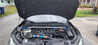 PrivateLabelMfg Turbo Inlet Pipe Kit Stainless Burnt Blue - 2016+ FC Civic 1.5T