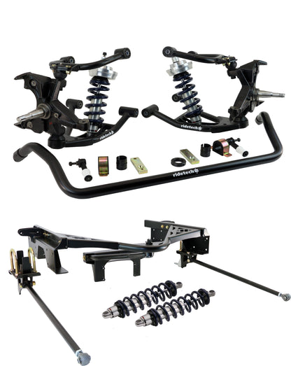 Ridetech 88-98 Chevy C1500 2WD CoilOver Suspension System w/ LD Drop Spindles 11370202