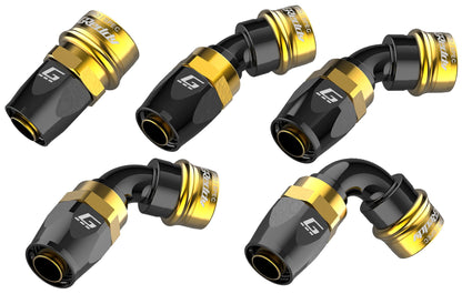 GReddy PRO/SPEC -20 Quick-Release Swivel Hose End(s) - Black / Gold anodized - coming soon!