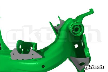 GKTech V2 S13 240sx/R32 GTS-T Skyline subframe weld in reinforcement plates