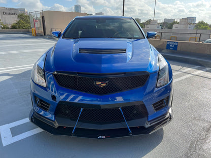 APR Cadillac ATS-V Carbon Fiber Front Wind Splitter 2016-2019 (with Carbon Package)