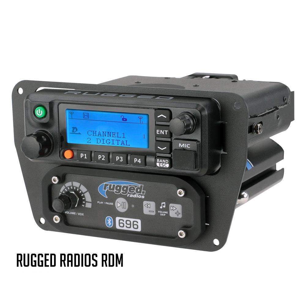 Rugged Radios Polaris RZR PRO XP RZR Turbo R and RZR PRO R Dash Mount Radio and Intercom Rugged RDM MT-PRO-MM-RDM