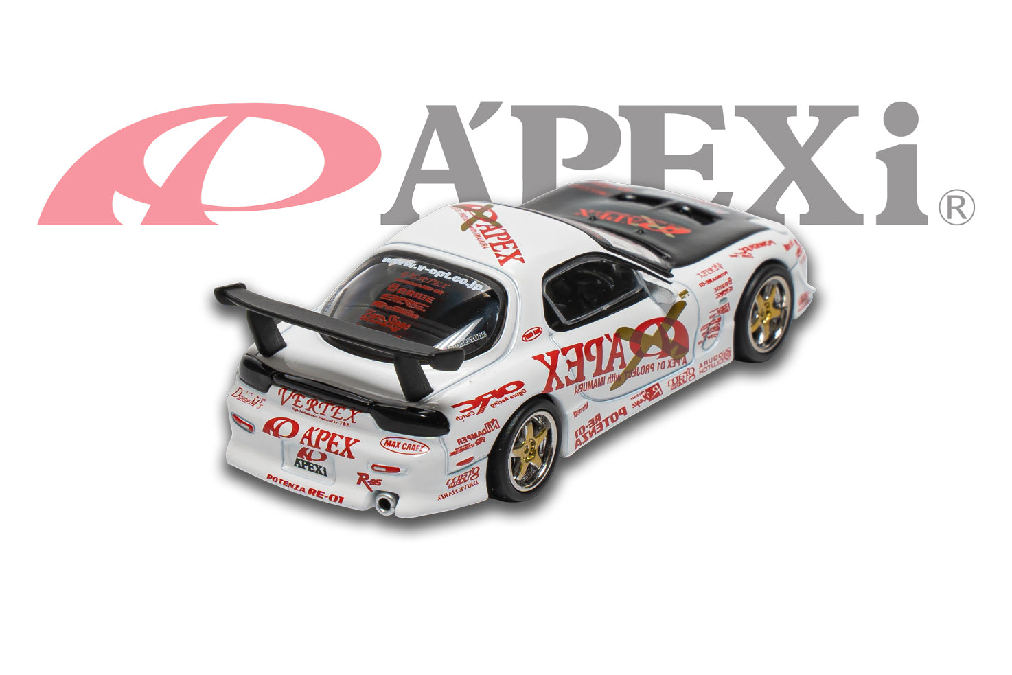 A'PEXi RX-7 FD3S D1GP Project - Tarmac Works x Vertex 1:64 Scale Die-cast