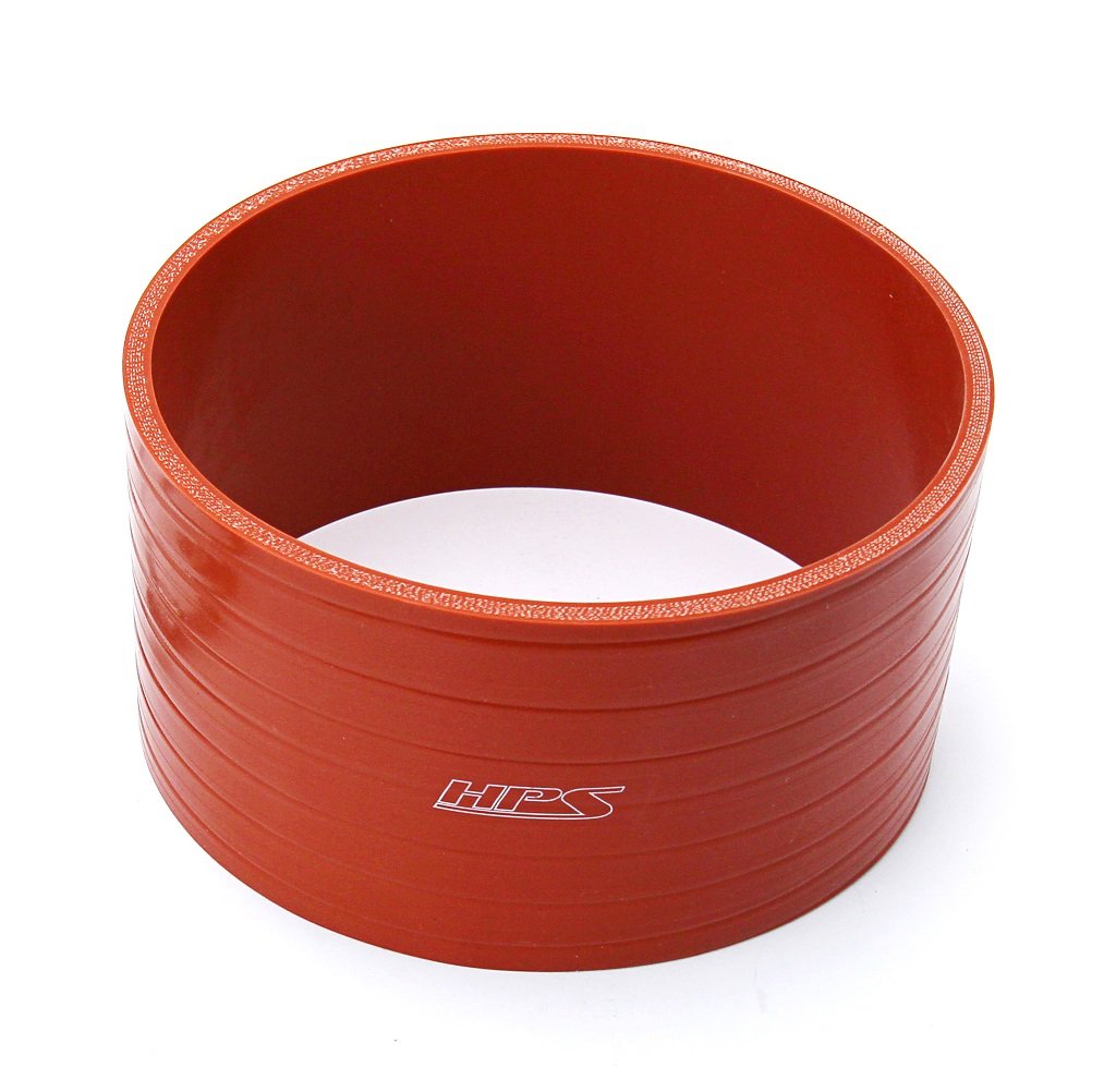 HPS Performance Products HPS 8" (200mm) ID Silicone Straight Coupler Hose, Ultra High Temp 6-ply Aramid Reinforced, Max. Temperature Rating 500F