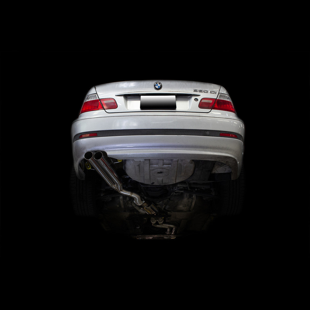 ISR Performance BMW E46 Series II EP Dual-Rear Section Only IS-S2RO-EPD-E46