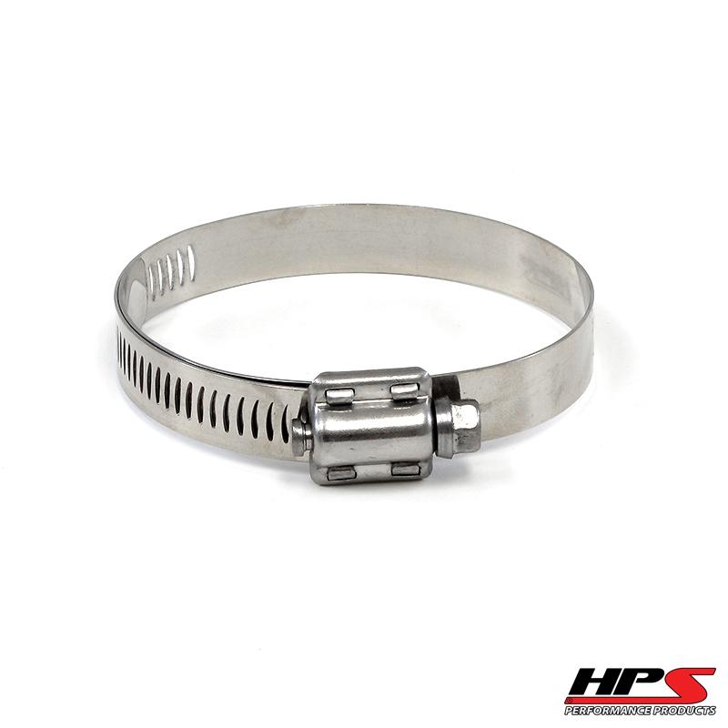 HPS Performance Products HPS Stainless Steel Worm Gear Liner Hose Clamp SAE 60 2pc Pack 3-5/16" - 4-1/4" (84mm-108mm)