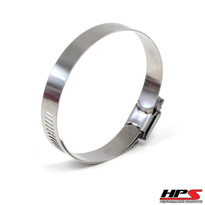 HPS Performance Products HPS Stainless Steel Worm Gear Liner Hose Clamp SAE 88 2pc Pack 5-5/8" - 6-1/2" (130mm-152mm)