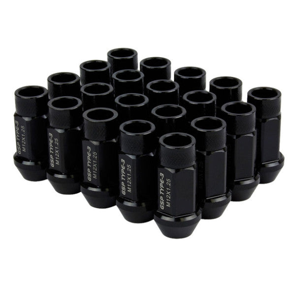 Godspeed Type 3 50mm Lug Nuts 20 pcs. Set M12x1.25