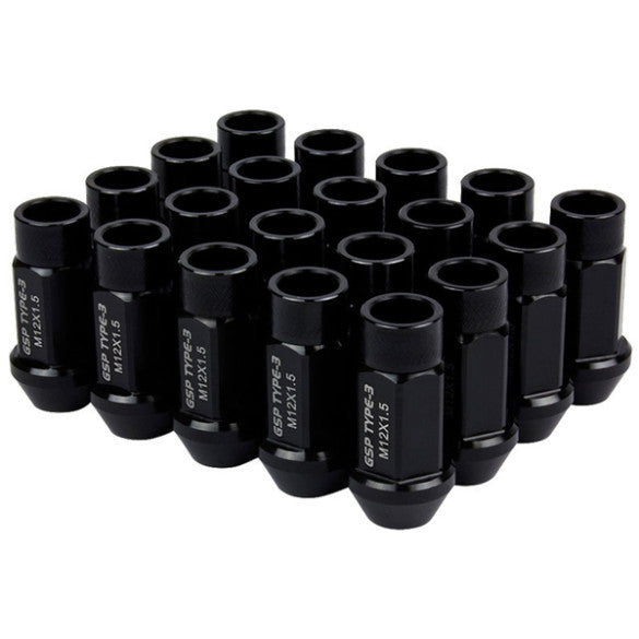 Godspeed Type 3 50mm Lug Nuts 20 pcs. Set M12x1.5