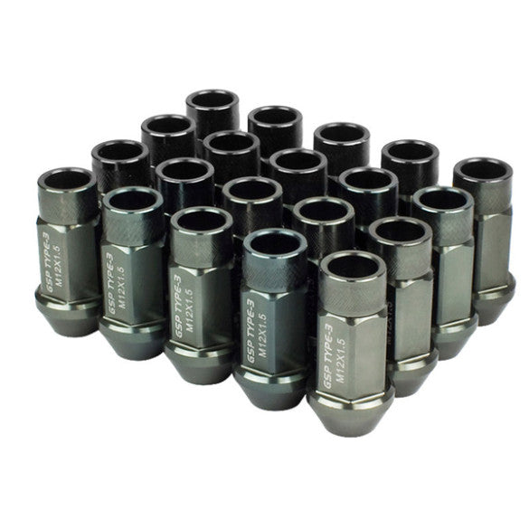 Godspeed Type 3 50mm Lug Nuts 20 pcs. Set M12x1.5