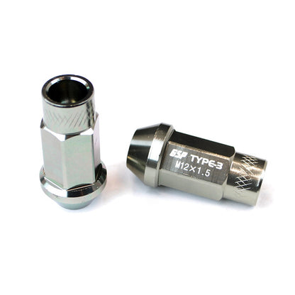 Godspeed Type 3 50mm Lug Nuts 20 pcs. Set M12x1.5