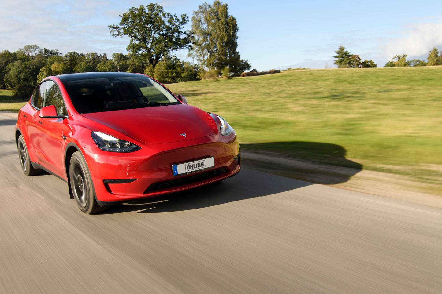 Ohlins 17-23 Tesla Model 3 & Y AWD & RWD Road & Track Coilover System w/ Springs Updated Design TES MU02S1
