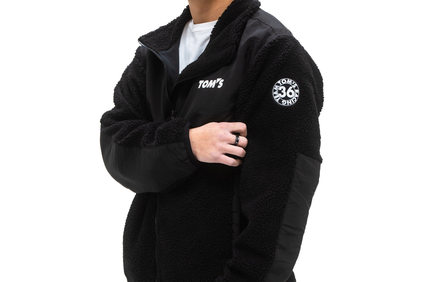 TOM'S Racing TOM'S Anniversary Fleece Zip Jacket - Black ** Limited Edition **