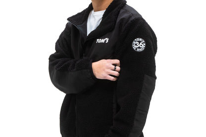 TOM'S Racing TOM'S Anniversary Fleece Zip Jacket - Black ** Limited Edition **