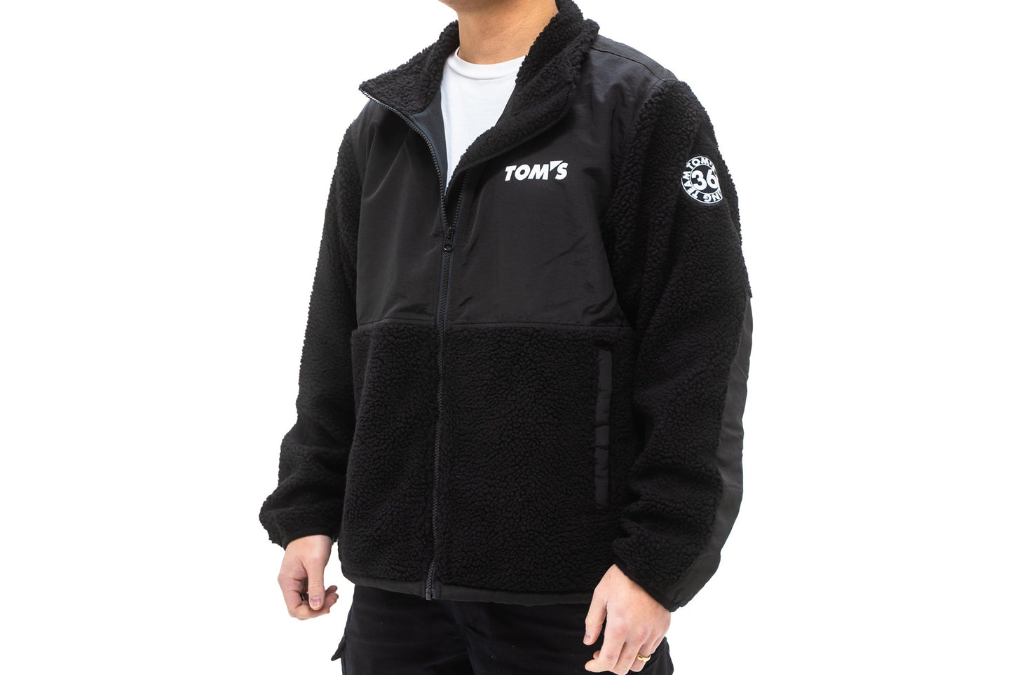 TOM'S Racing TOM'S Anniversary Fleece Zip Jacket - Black ** Limited Edition **