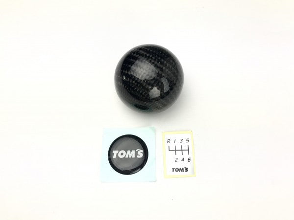 TOM'S Racing Carbon Fiber Shifter Knob - Toyota Corolla Hatchback / GR Corolla / GR Yaris