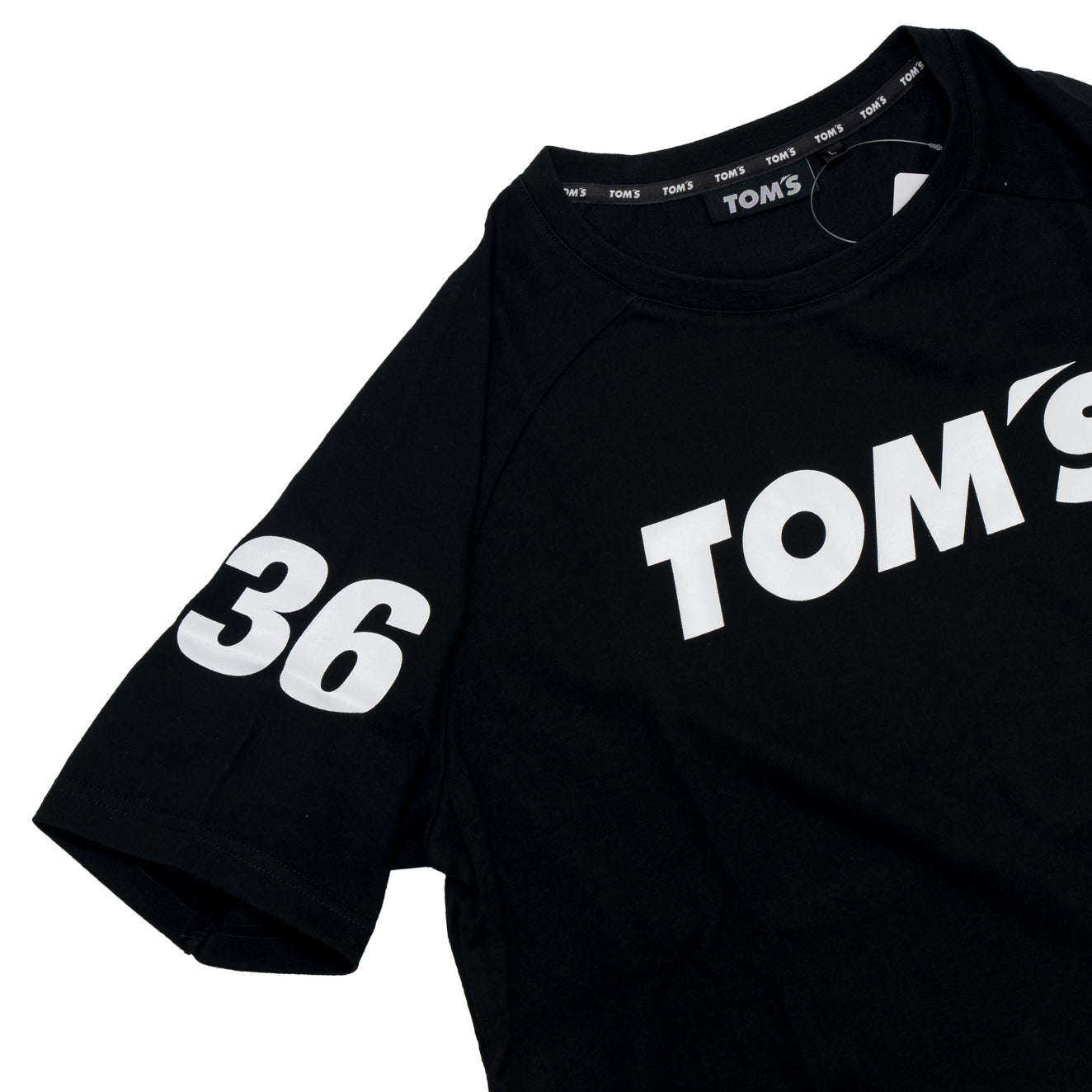 TOM'S Racing Short Sleeve T-shirt #36 Black