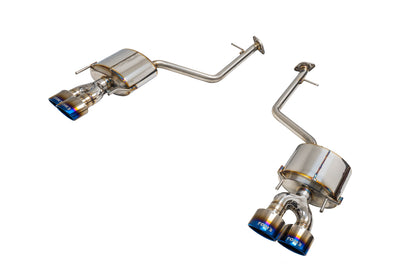 TOM'S Racing Stainless Axleback Exhaust System - 2021+ Lexus IS 300/350 (Titanium Quad Tips)