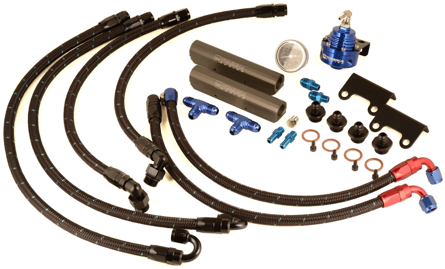 Tomioka Racing TR Subaru STi Top Feed Fuel Rail Kit