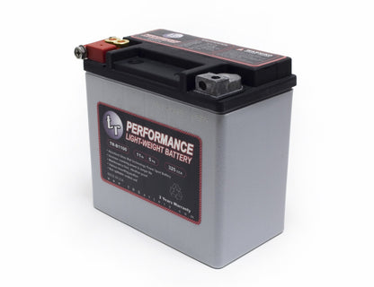 Tomioka Racing TR-B1100 11LBS AGM Lightweight Battery Street Use, Race Use, Track Use Universal Fit with Battery Tender (Optional)