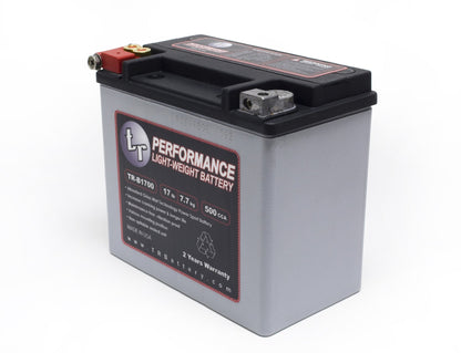 Tomioka Racing TR-B1700 17LBS AGM Lightweight Battery Street Use Race Use Track Use Universal Fit with Battery Tender (Optional)