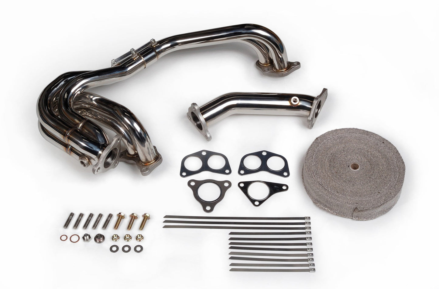 Tomioka Racing TR Subaru Single Scroll Unequal Length Exhaust Manifold with 3 bolts Up-pipe Stock Replacement for EJ20/EJ25