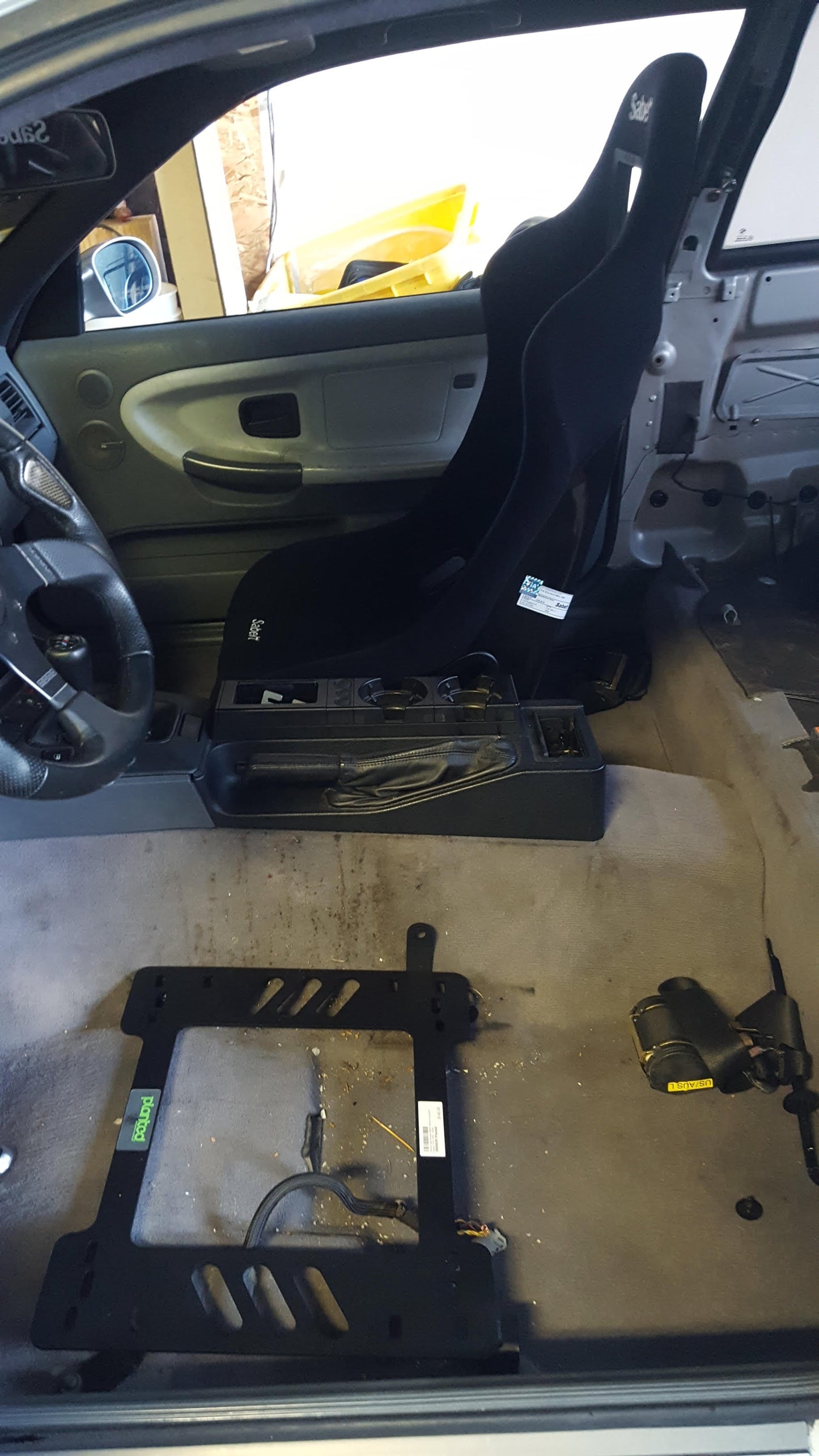 Planted Technology Seat Bracket- BMW 3 Series Coupe [E36 Chassis] (1992-1999) - Driver / Left