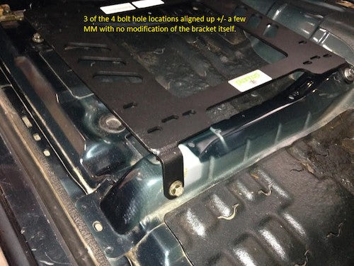 Planted Technology Seat Bracket- Toyota Tacoma [Excluding Bench Seat Models] (1995.5-2004) - Passenger / Right