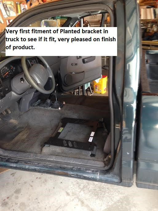Planted Technology Seat Bracket- Toyota Tacoma [Excluding Bench Seat Models] (1995.5-2004) - Driver / Left