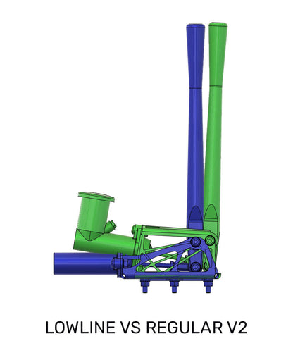 GKTech Lowline Hydraulic e-brake assembly + handle