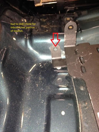 Planted Technology Seat Bracket- Toyota Tacoma [Excluding Bench Seat Models] (1995.5-2004) - Passenger / Right