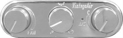 Vintage Air Gen IV Control Panel Horizontal Polished VIN491210-RUA