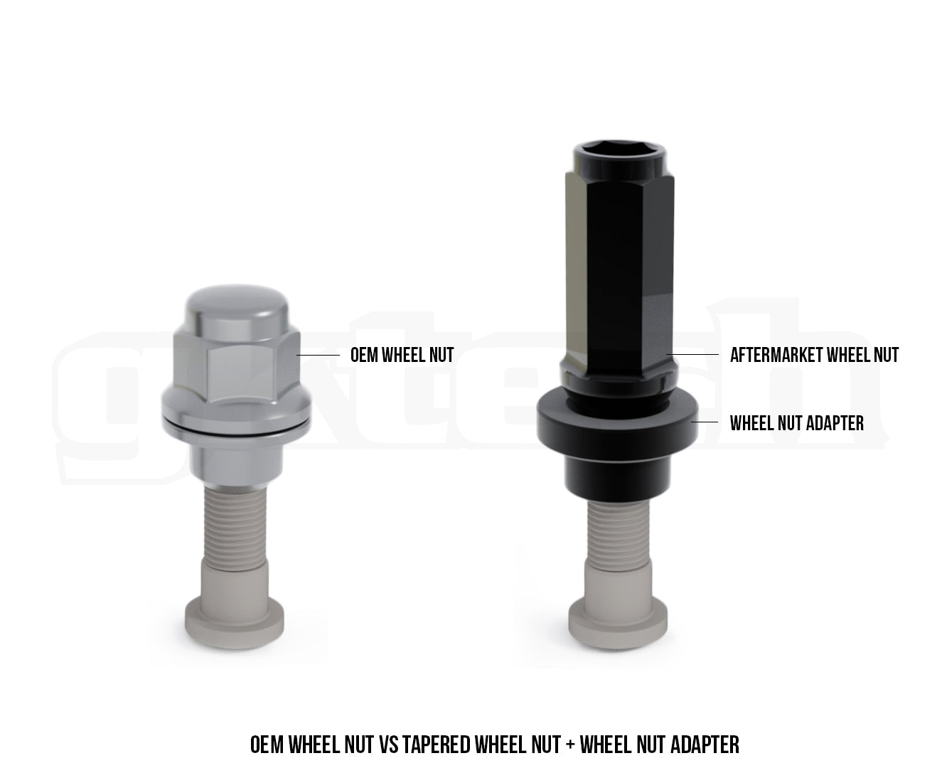 GKTech Z34 370z lug nut adapter (set of 20)
