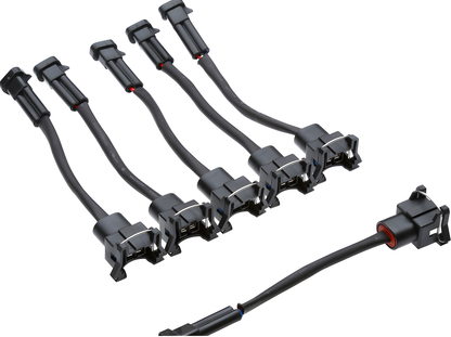Wiring Specialties Adapter Assembly - SR20DET Injector Adapter - Delphi / Truck to EV1 Swap for S13, S14, 240SX, RX7, 300ZX – Part WRS-INJ-ADP-DELEV1